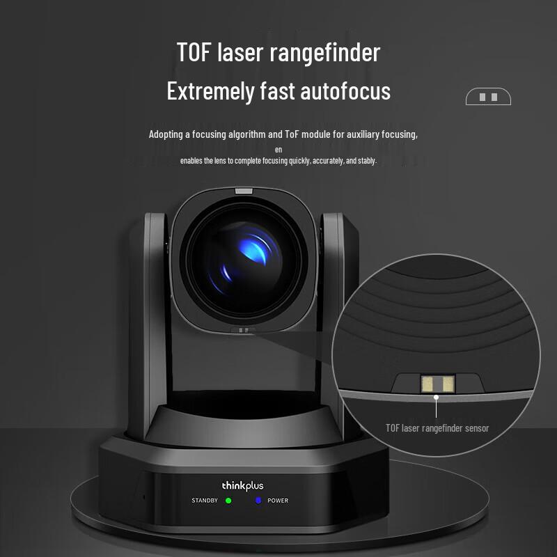 Lenovo 1080P HD PTZ Video Conference Camera with Microphone