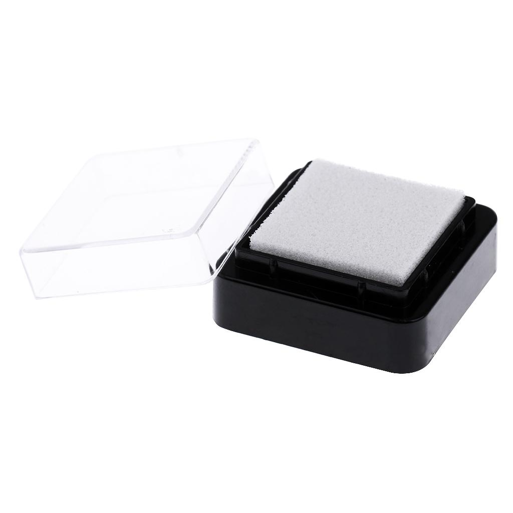Craft Pigment Ink Pad Blank Sponge Square for Rubber Stamps Scrapbooking Paper Craft Kit for Cards and Wood
