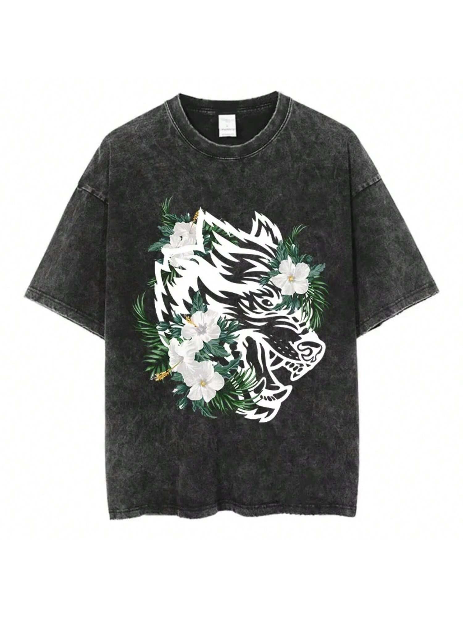 

Винтажная футболка Darc Sport Wolves с принтом, выстиранная, мужская, женская, хлопковая, футболка Y2K, хип-хоп, уличная одежда, летняя футболка с круглым вырезом, ретро-футболки XXXXXL чёрный