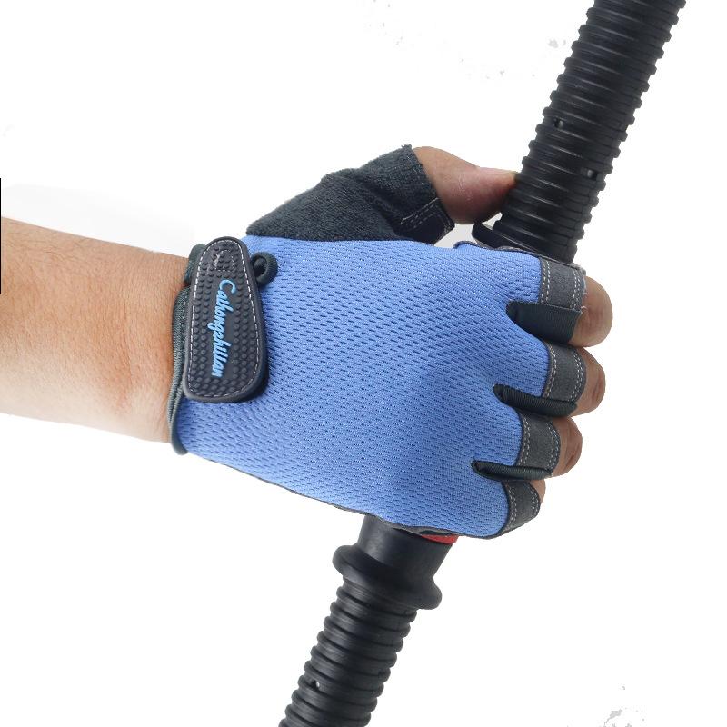 

New half-finger gloves High Quality Durable Construction Stylish Design Practical Function Easy to Maintain Long-Lasting Practical Daily Use XL синій