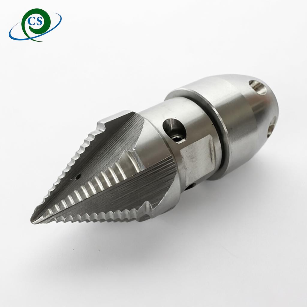 4000psi Pressure Washer Sewer Drain Tube Cleaning Nozzle 4 Front 6 Rear Nozzles