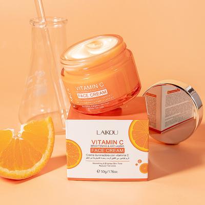 Vitamin-C-Gesichtscreme, 50 g, Feuchtigkeitscreme, Gesichtspflegeprodukt