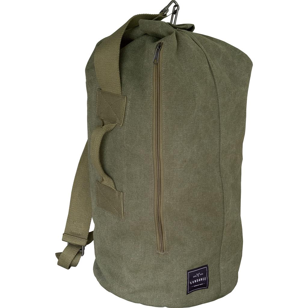 Sundance BonSac Shoulder Bag with Military Side Perfect for Outdoor and Olive Style, Handbag, Zipper, Activities, Gym, Sports, BonSac-01,