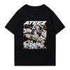 2026 Kpop Ateez Golden Hour Part 2 Album Graphic T Shirts Men Women Fashion Y2k Short Sleeve T-shirt Unisex Cotton Clothing