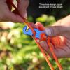 Outdoor Camping Tent Wind Rope Accessories Three Eye Adjustable Buckle Canopy Rope Pull Buckle