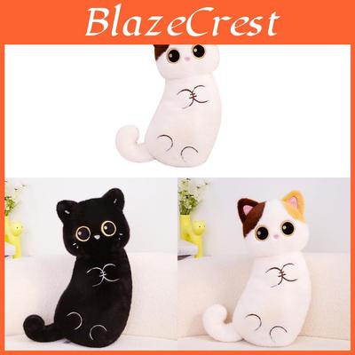 Cute Threecolor Cat Plush Pillow With Pp Cotton Filling For Kids And Adults