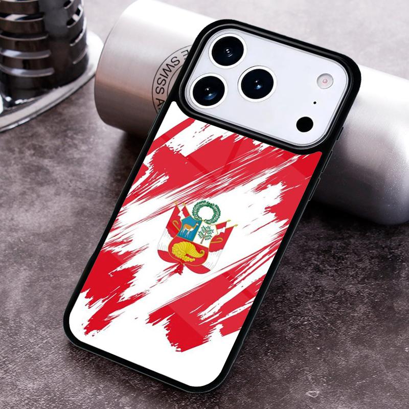 

Peru Flag Phone Case for iPhone 17 16 15 Pro Max Air 14 13 12 11 Plus Shockproof Capa Cover iPhone 14 Plus