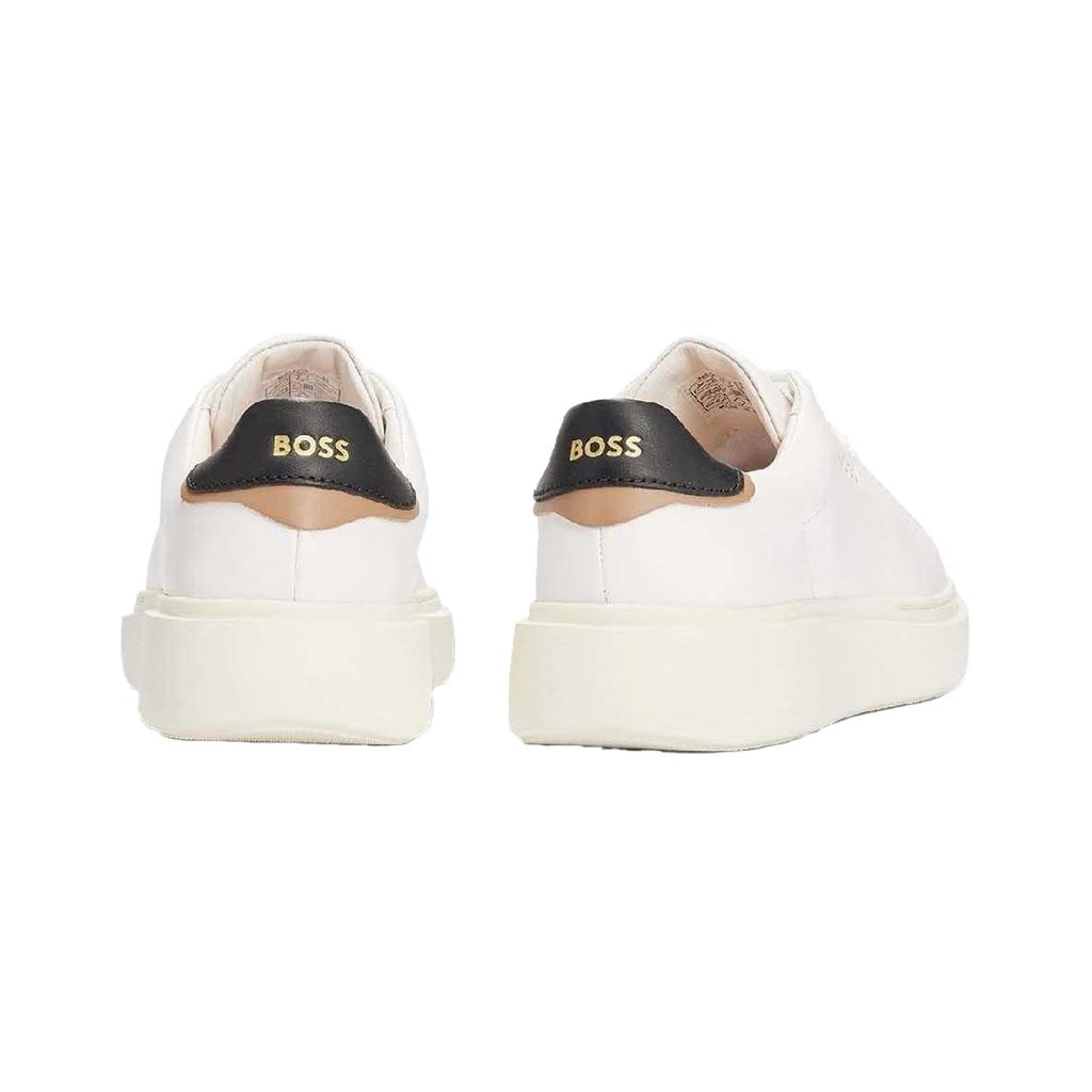 Boss Womens/Ladies Amber Logo Leather Trainers