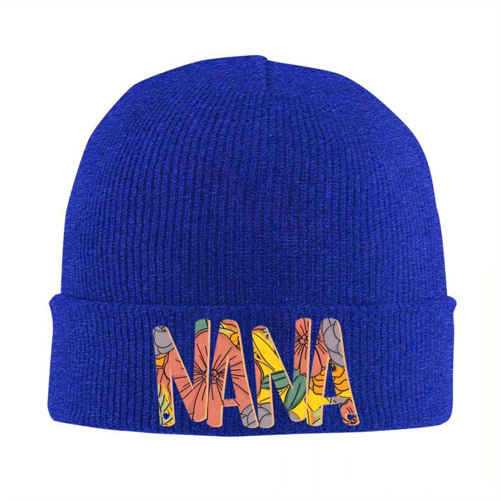 Floral Nana With Hearts Hats Autumn Winter Skullies Beanies Warm Osaki Anime Kawaii Cartoon Cap Unisex Acrylic Knitted Hat