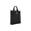Emporio Armani Logo Zip Closure Cotton Tote Shoulder Bag Men Bags Black Y4N183-Y217J-80001