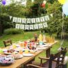 HOWAF Family Reunion Decorations, Family Reunion Banner for Home Summer Families Gatherings Party Supplies,Families Party Bunting Banner,Happiness