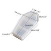 DIY Epoxy Crystal Resin 3D Halloween Coffin Storage Box Mold with Lids for Decor