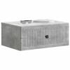 Nightstand Concrete Grey 49 x 34.5 x 20 cm Particleboard