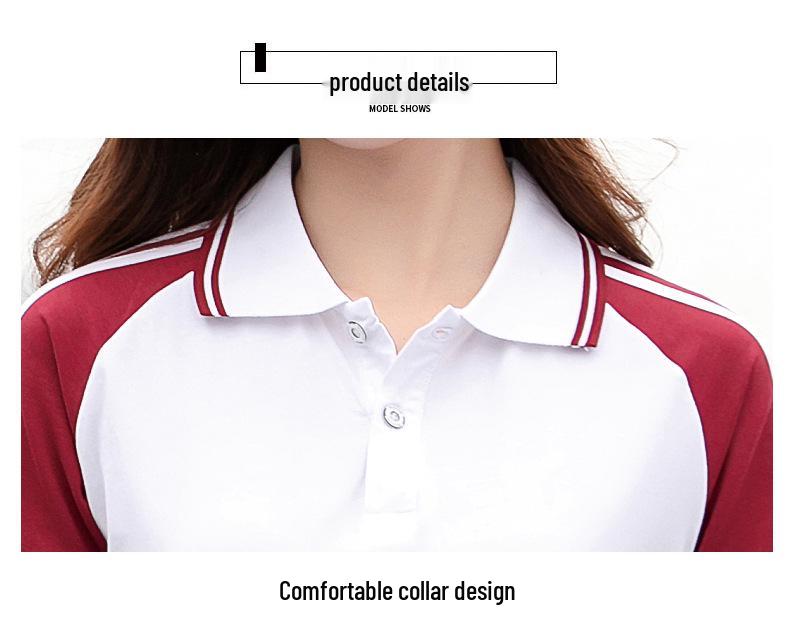 2021 Unisex Summer Sports Suit: Short Sleeve & Long Pants, Student School Uniform