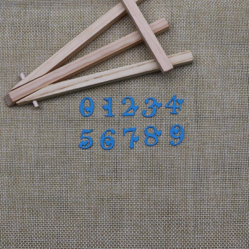 Kleine Zahl Stanzform Muster Scrapbook Stanzform Prägung DIY Handwerk Papierkarte Fotoalbum