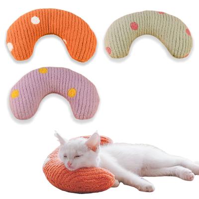 Almofadas para gatos e cachorros de interior Almofadas em forma de U para gatos e cães Almofada calmante para cães e gatos macia e fofa