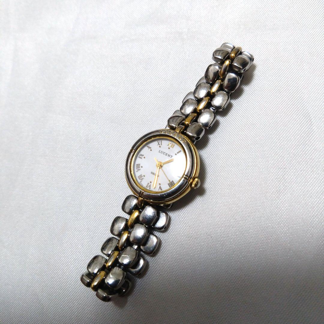 

[USED] Extremely rare SEIKO LUCENT Roman numerals, 3-hand watch, battery replacement