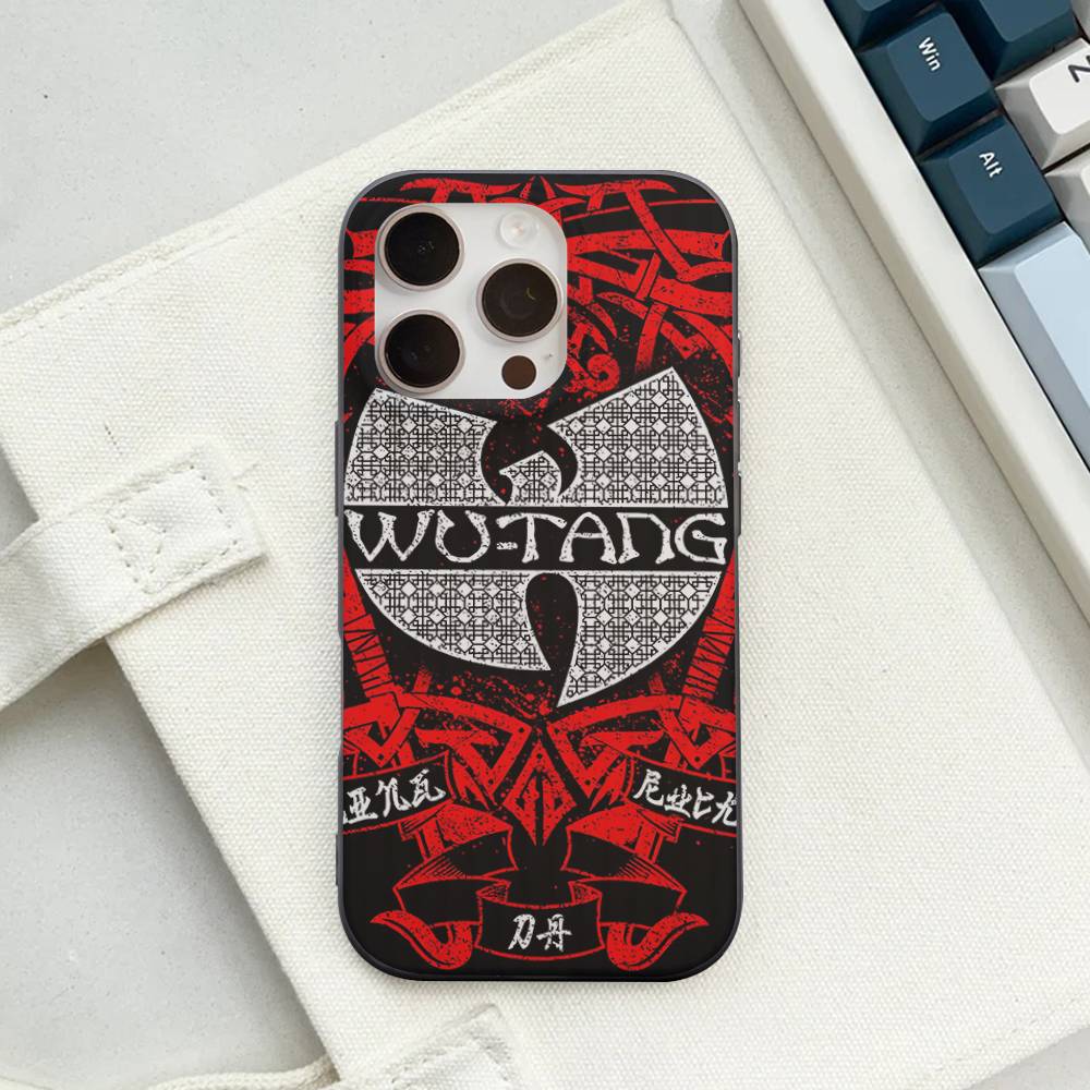 Mode-Trends WU-T-TANG CLANs Für IPhone 17 16 15 14 13 12 11 Pro Max Plus Pro Wellige Stoßfeste Matte Handyhülle