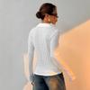 2025 European-American Women's Long-Sleeved Waist-Cinching Shirt: Niche, Fashionable, and Stylish for Spring/Summer.