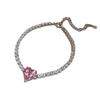 Zircon Rose Pendant Bracelet: Luxurious Light Bangle for Elegant Women