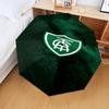 1PC Green Shield Emblem Design Printed Umbrella Folding umbrella, automatic umbrella 8-Frame for Travel, camping Fan gifts Christmas Gifts