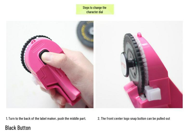 Mini Manual Embossed Label Printer - Korean Motex Style