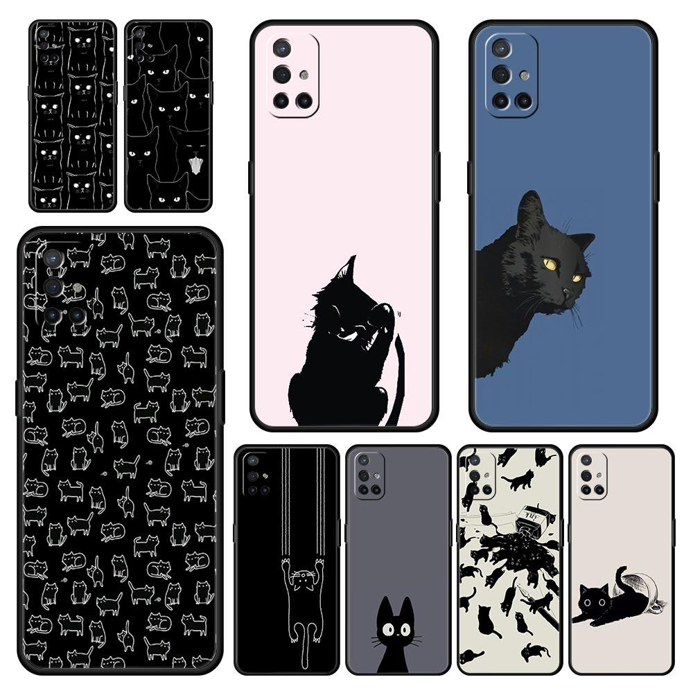 Phone Case For OnePlus 12 11 10 9 Pro 9T 12R 10R 9R 9RT 10T 8T 8 7 6T 7T Nord 2T CE 2 5G N200 N10 N100 Cover Cat Cartoon Cute