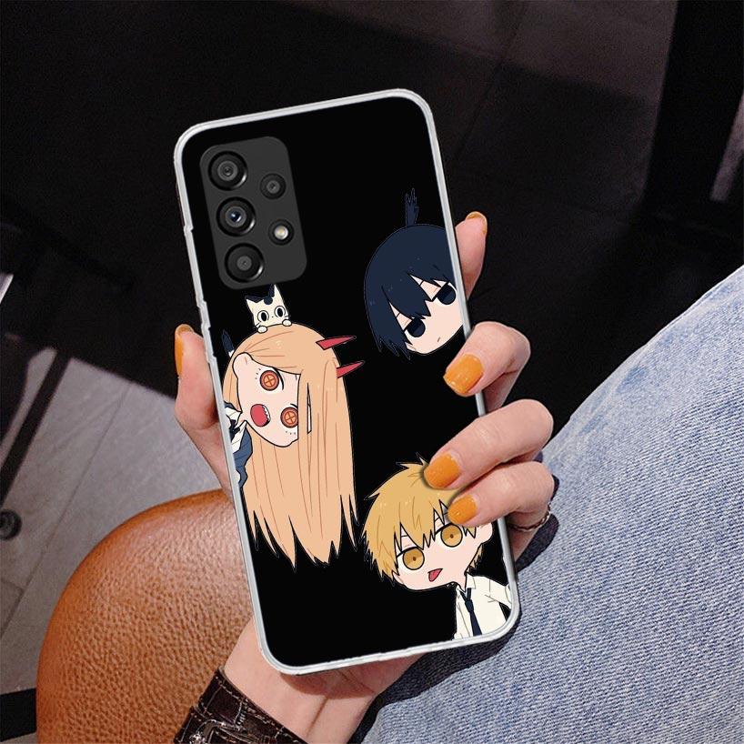 Chainsaw Cartoon Phone Case For Samsung Galaxy A17 A16 A15 A14 A13 A57 A56 A55 A54 A53 A37 A36 A35 A34 A33 A26 A25 A24 A23 Galax