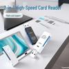 3.0 High-Speed 2-in-1 Card Reader for TF/SD Cards - Compatible with Cameras, Computers, Cars, and Laptops