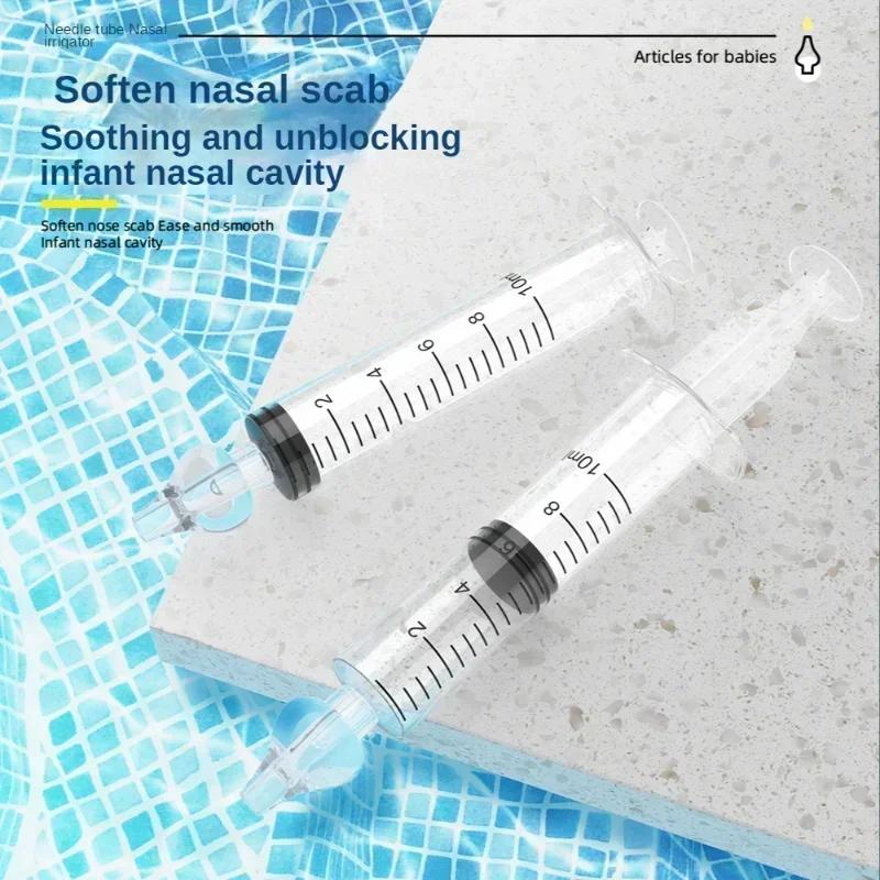 Rhinitis Nasal Irrigator Washing for Children Silicone Baby Nasal Aspirator Syringe Baby Nose Cleaner Kids Nasal Washer Reusable
