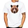 Fashion Mens Tshirts Casual Brand Short Sleeve Grizzly Bear TShirt Teenager Cotton Teeshirt Casual Bigger Size T Shirts