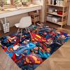 Superman Print Rug, Washable Floor Carpet, For Entryway Dorm Laundry Room Office Study, Home Decor Birthday Christmas Gift