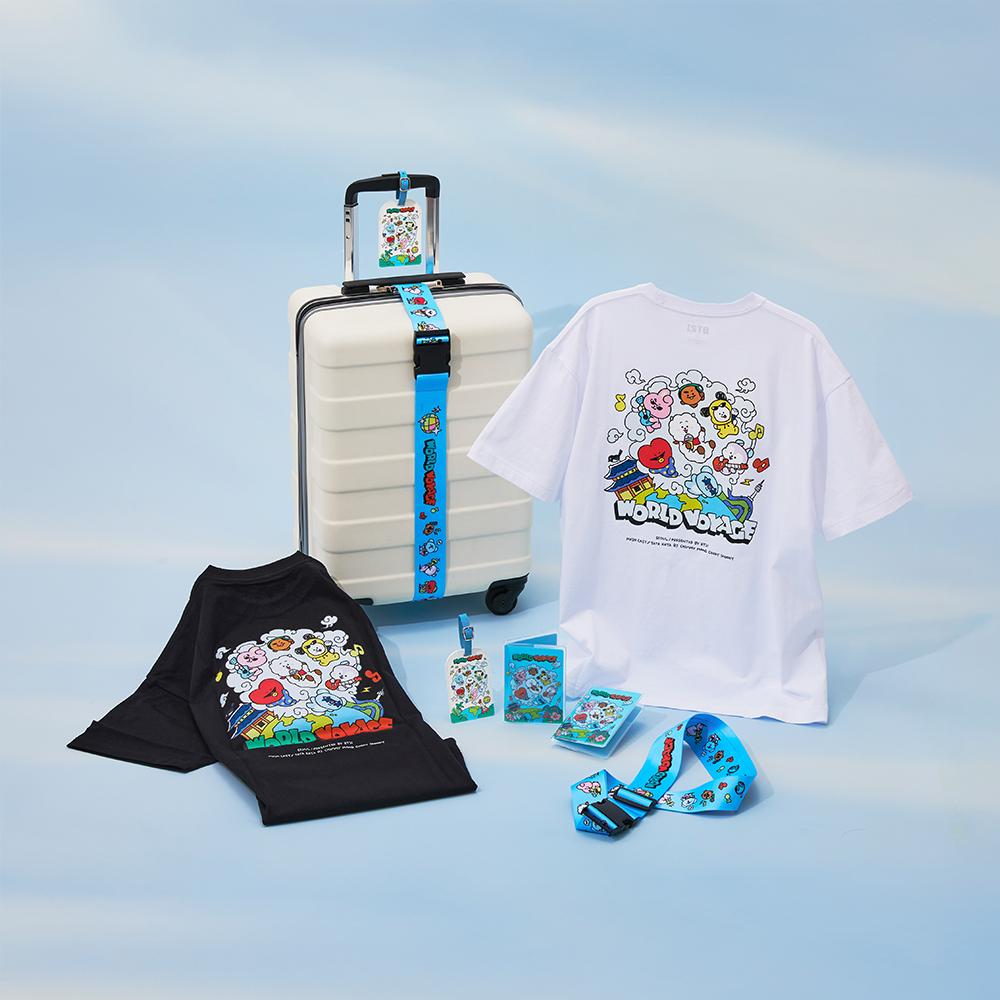 BT21 WORLD VOYAGE Bagażowa zawieszka