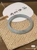 Elegant Chinese Style Jingle Bracelet: Ice-Transparent, Non-Fading Round Bangle Collection