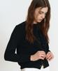 MAKE A TOAST Button Cardigan & Sleeveless Set (Black) Mbfsnt001Bk