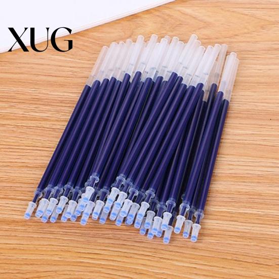 Blue Pen 20Pcs Gel Refills Wear-resistant Super-smooth Plastic Ink 0.5mm Needle Tubing Penpoint for Office Ballpoint