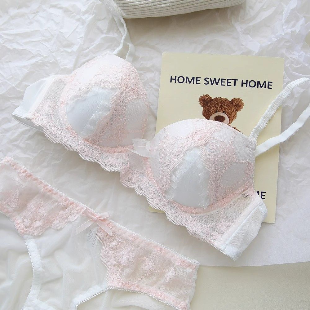 Push Up Bras For Women Lace Underwear Cute Simple Girls Bras