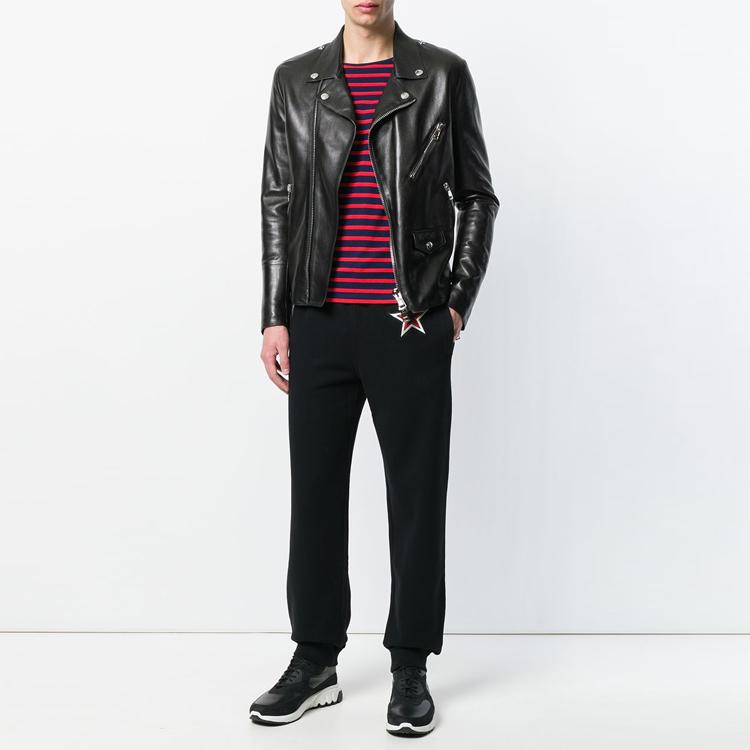 Givenchy FW21 Knitted Fabric Sports Sweatpants Men's Black BM501D3Y04-001