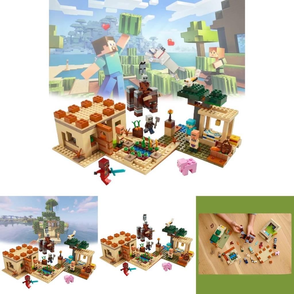 My World Villager Assembly Blocks Gift For Boys Creative Play Construction Set