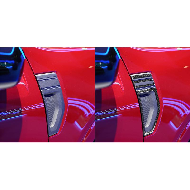 For Ford Maverick -2025 Real Carbon Fiber Sticker Side Fender Vent Panel Trim Cover Car Accessories Exterior Decorative