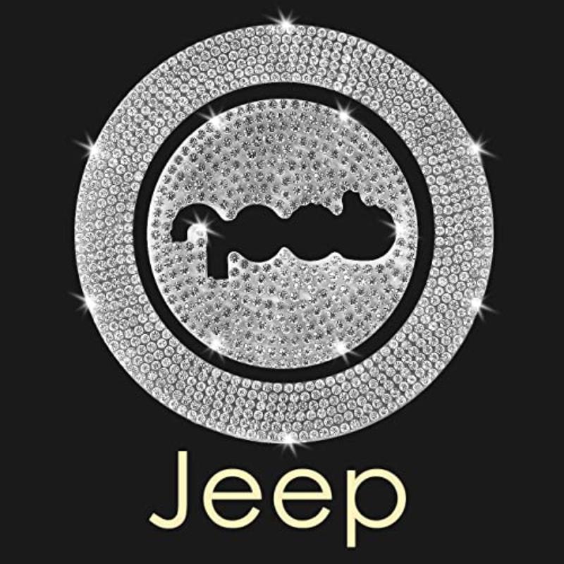 Bling carro volante emblema logotipo adesivo acessórios compatíveis com volkswagen, cristal diy diamante capa interior distintivo decorações