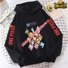 Spring Autumn Luffy Zoro Boys Girls Sweatshirt Hooded Pullover Anime One Piece Hoodies Casual Streetwear Costume Fashion Tops