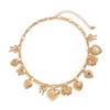 Punk Styles Adjustable Heart Charm Elegant Necklace Convenient Accessory for Trendy Women Fashion Jewelry Gifts