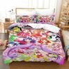 3D Kawaii Girls Idol Time Pripara Comfortable Duvet Quilt Cover Pillowcase Bedding Set Children Bedroom Decoration Home Textile