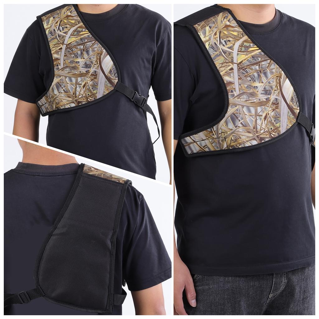 Cushion Shoulder Pad Shock Absorbent Guard for Right Hand Range Recoiling Padding