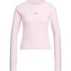 Three Stripe Crew Neck Long Sleeve T-Shirt Women Tops KS0029