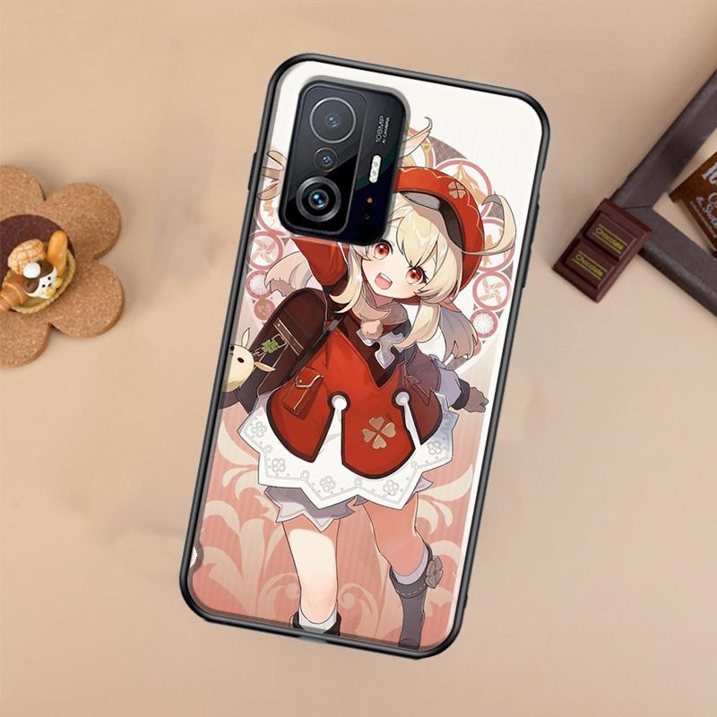 Genshin Impact Klee Case For Xiaomi 13 14 Ultra 11T 12T 13T 14T Pro POCO X7 Pro X3 X5 X6 F3 F5 F6 M6 Pro Cover