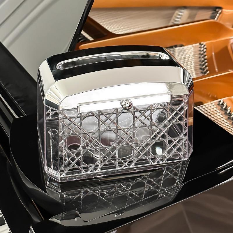 Luxury Tissue Box Aesthetic Creative Wet Tissue Case Modern Elegant Napkin Boxes Home Storage Organization Table Decoration