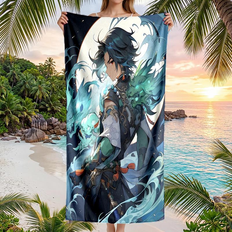 Xiao Fashion Beach Towel: Ideal for Summer Adventures Soft, absorbent and quick drying suitable for swimming and bathing