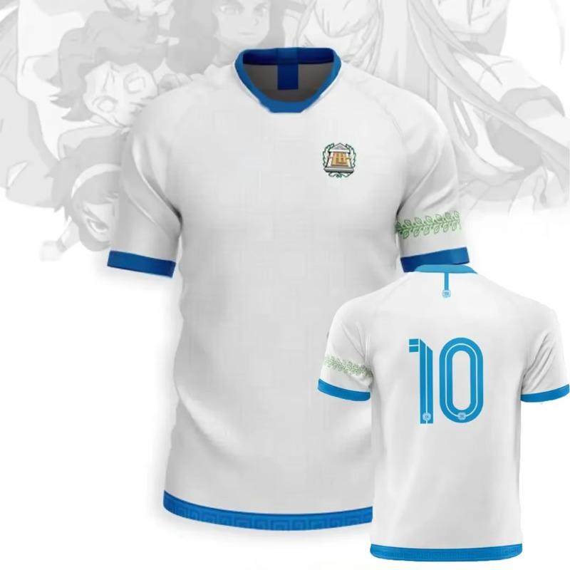 Japan Soccer Anime Jersey Inazuma Eleven Kaio 3D Print T-shirt Men Women Fashion Short Sleeve Tops Tees Mark Evens Tshirt Sports